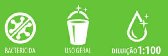 Bactericida, Uso Geral, Diluicao 1:100